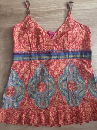 Blusa tirantes estampado floral