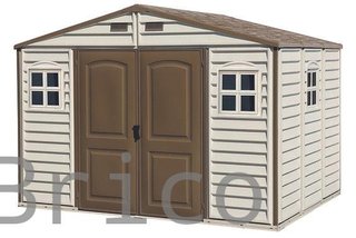 Caseta PVC Woodside 239x324x233 cm - Duramax