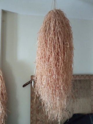 Conjunto de cestos de mimbre