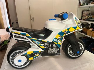 Moto andador policía para niños