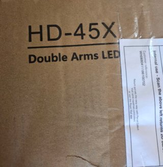Lámpara LED 2 Brazos Soporte Móvil