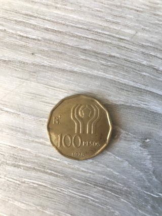 Moneda 100 Pesos Argentina Mundial 1978