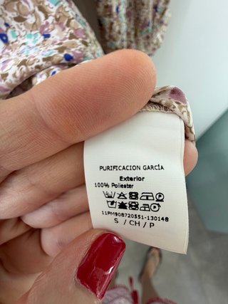Vestido estampado floral Purificación Garcia Talla