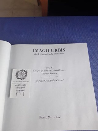 Libro IMAGO URBIS Franco Maria Ricci 1986