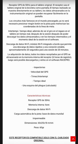 Laptimer GPS PZRacing