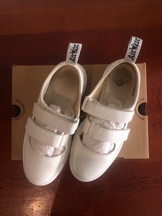 Dr. Martens Mae Mary Jane Mujer Blancas