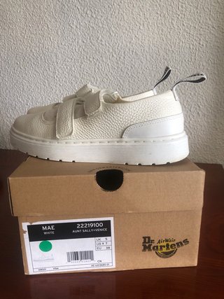 Dr. Martens Mae Mary Jane Mujer Blancas