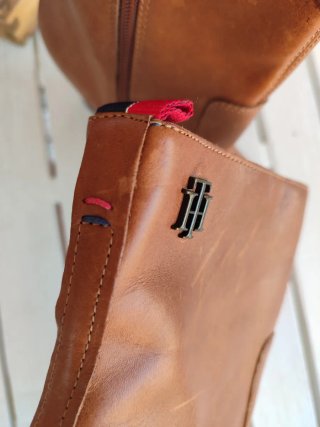 Botines de piel Tommy Hilfiger marrones