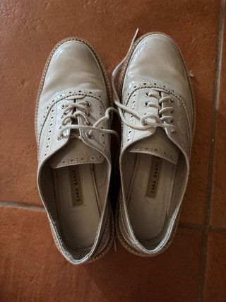 Zapatos Zara Beige/Rosa