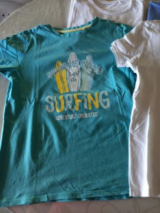 Lote 5 Camisetas Manga Corta Talla 11-12