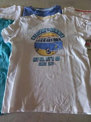 Lote 5 Camisetas Manga Corta Talla 11-12