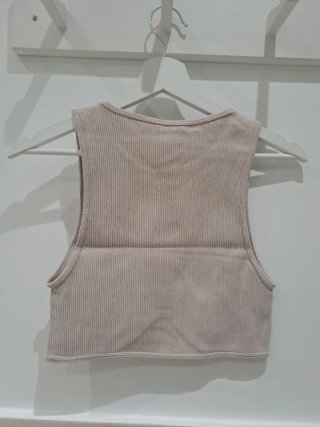 Top Zara rosa palo talla M