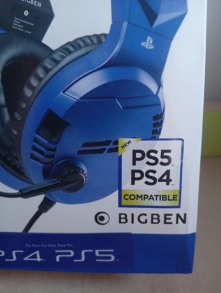 Cascos Gaming BIGBEN PS4/PS5 Azul