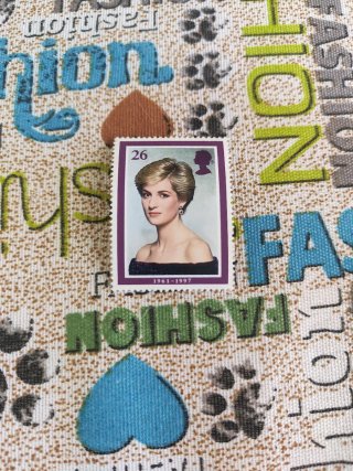 Francobollo Lady Diana 1961-1997