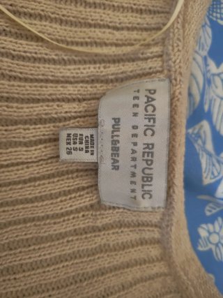 Jersey Pull&Bear beige talla S