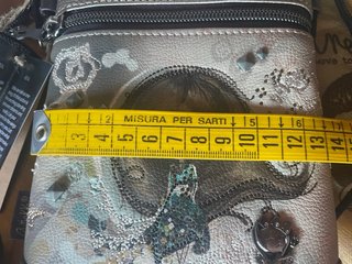 Mini tracolla Anekke beige/argento