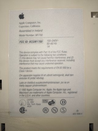 Apple Macintosh LC II (1992)
