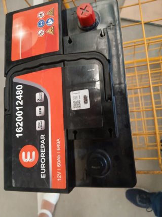 Batería EUROREPAR EFB 60Ah 640A