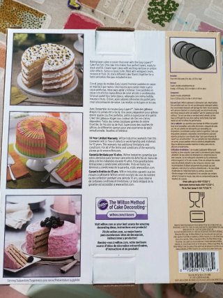 Moldes Layer Cake Wilton 4 pzas