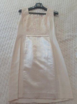 Vestido Beige Elegante Talla M