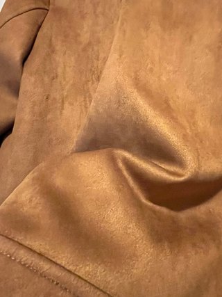 Chaqueta efecto ante marrón Springfield