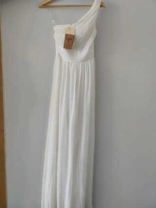 Vestido blanco talla S nuevo