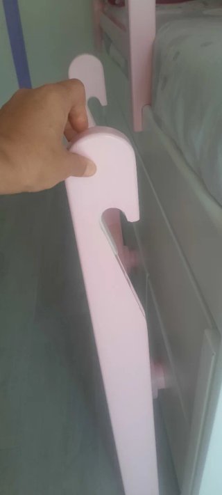 Escalera para cama infantil rosa