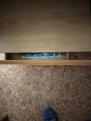 Mesa de estudio de madera
