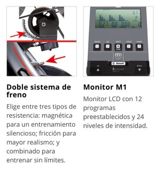 Bicicleta Spinning BH Spada2 duo