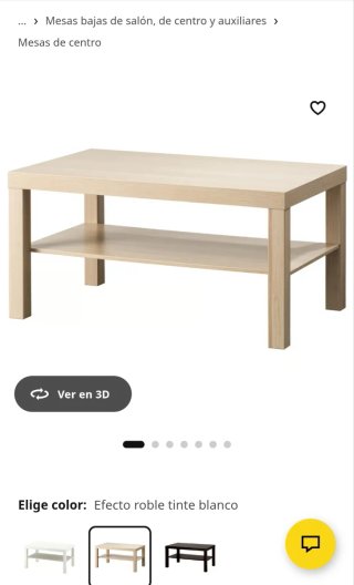 Mesa auxiliar madera