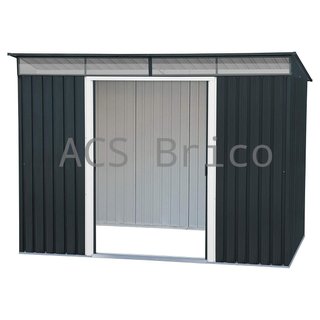 Caseta Metálica Top Shed Pent Roof Antracita 173x263x201 cm - Duramax