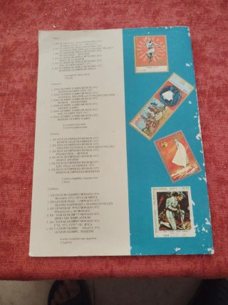 Álbum Sellos Olímpicos Múnich 1972