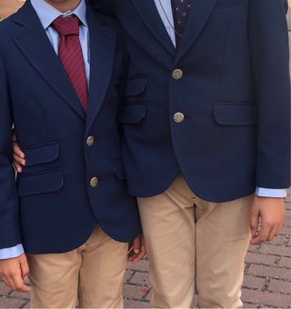 Americana niño azul marino nueva T7 y T10