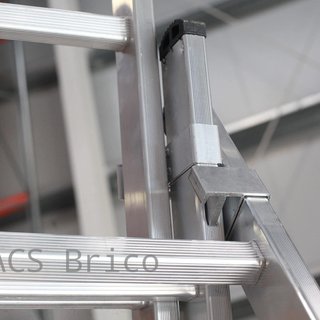 Escalera Aluminio 3x15 - 4+4+4 M - 80x25mm