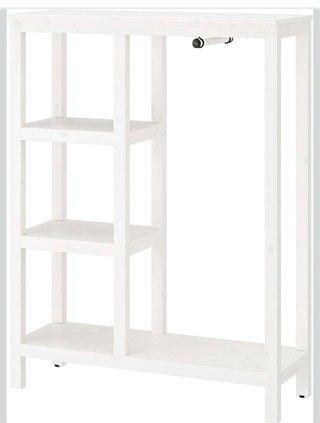 Armario Abierto Ikea HEMNES blanco