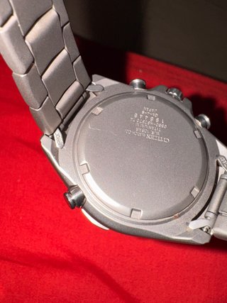 Citizen Titanium Cronógrafo Vintage WR 100