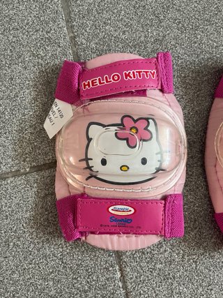 Protecciones Hello Kitty Rodillas y Codos.