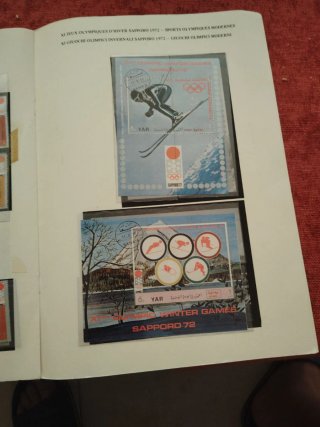 Álbum Sellos Yemen Arab Republic Sapporo 72