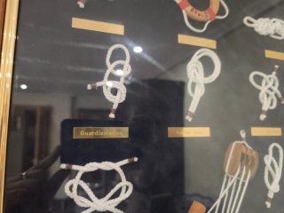Cuadro Nudos Marineros Madera Tela