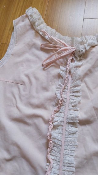 Camisón rosa claro talla L
