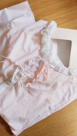 Camisón rosa claro talla L