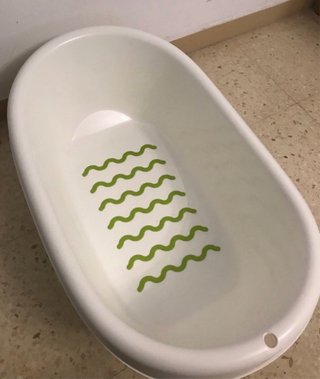 Bañera bebé Ikea blanca