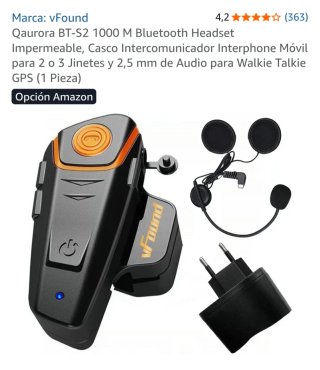 Intercomunicador Bluetooth Casco Moto vFound