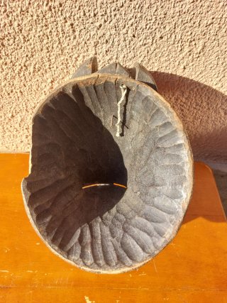 Máscara africana madera tallada