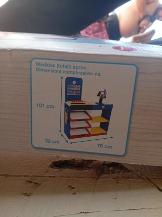 Caja registradora Lidl de madera