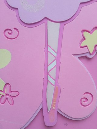 Hada bailarina decoración pared