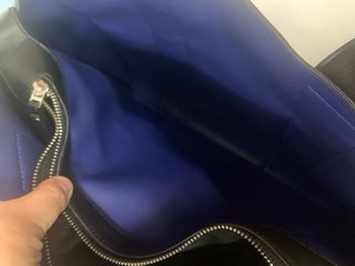 Bolso efecto piel negro