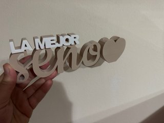 Regalo Profesora La Mejor Seño 3D