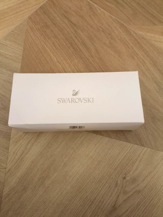 Borsa Swarovski blu/viola e bianca