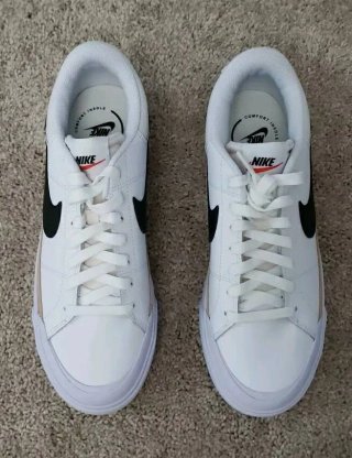 Nike Court Legacy Lift Tênis Branco Preto